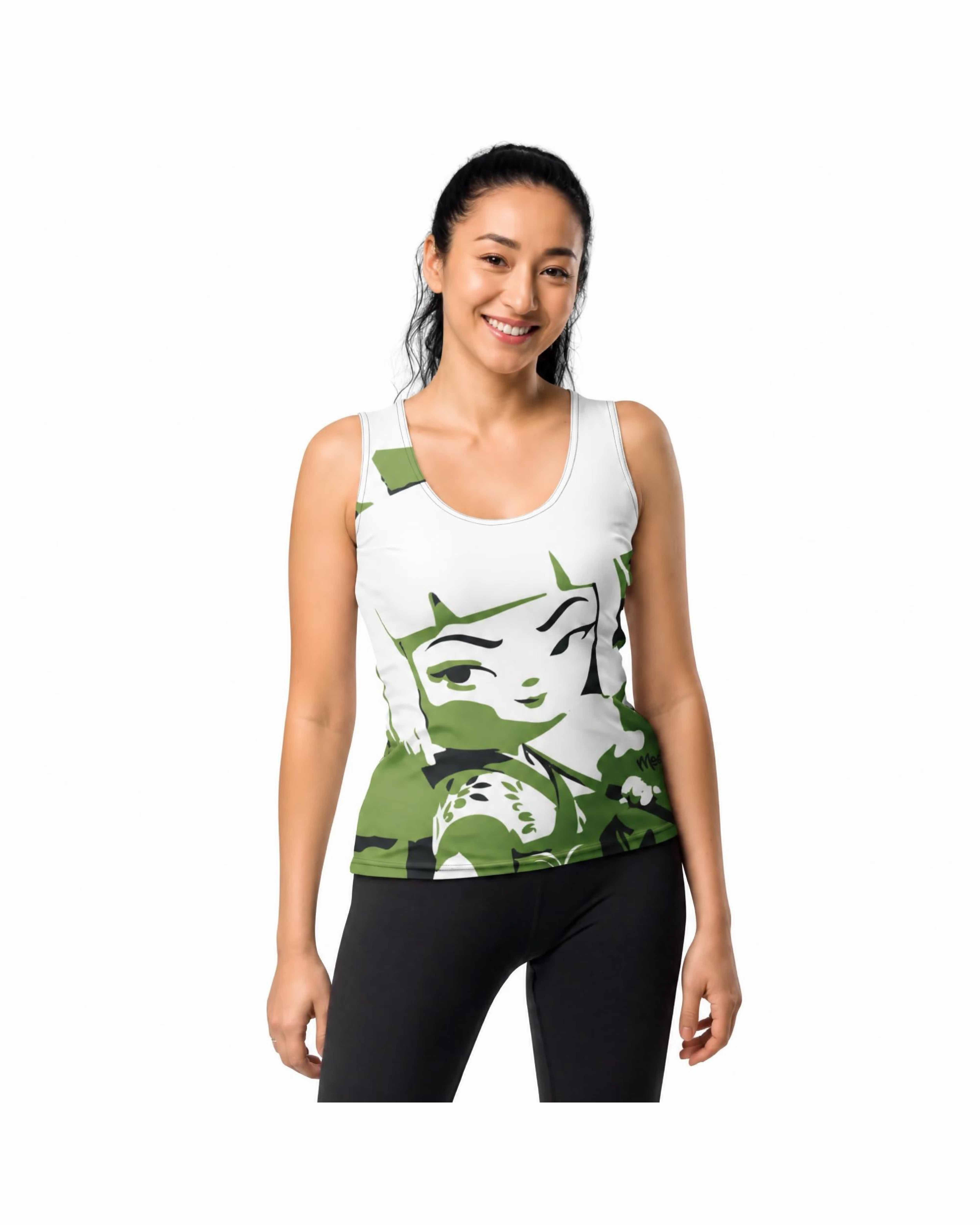 MeekoJoy warrior tee worn on model